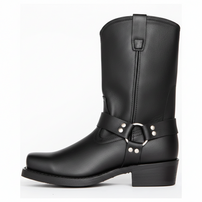 Lederstiefel Schnallenverschluss - Image 6