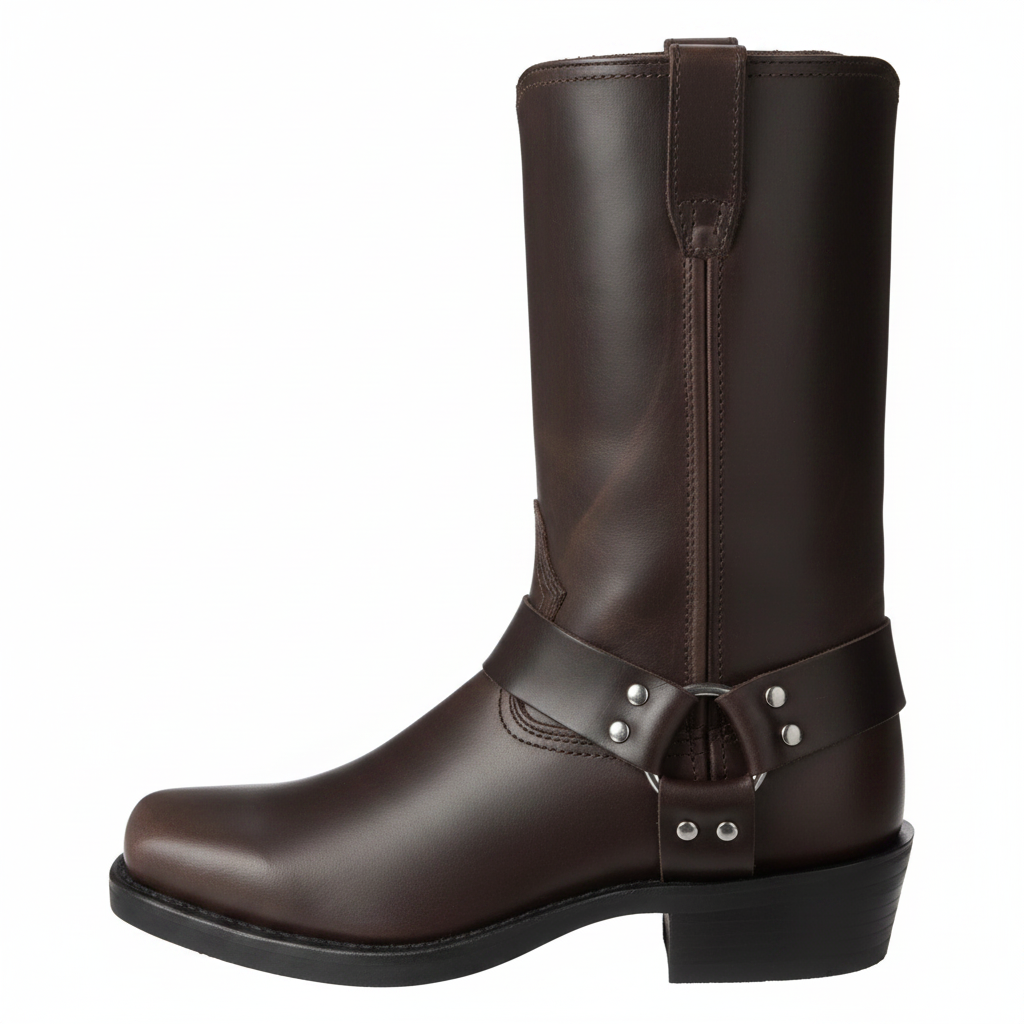 Lederstiefel Schnallenverschluss - Image 7