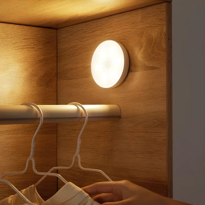 Smart Motion Sensor Night Light –  Adjustable Wireless LED for Hallway, Bedroom & Stairs