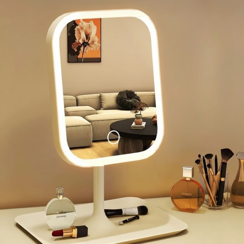 LED Vanity Mirror with Lights – Touch Control, 3 Light Colors for Perfect Makeup Application - Image 3