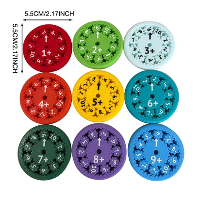 Mathe Spielzeug Bunt Kunststoff Lernhilfe