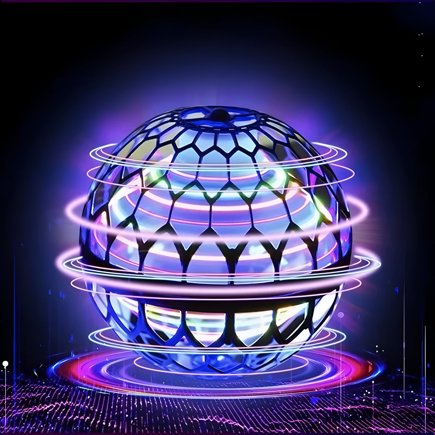 LED Spielzeugball fliegender Leuchtball Kinder