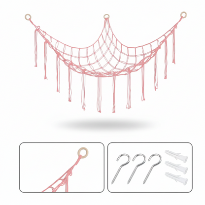 Storage Net Hammock Stuffed Animal Toy Net Kids Room
