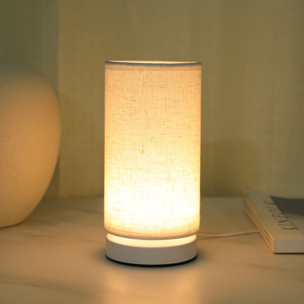 Tischlampe Kunststoff Modern USB Leistung Direkt­anschluss Innen­leuchte