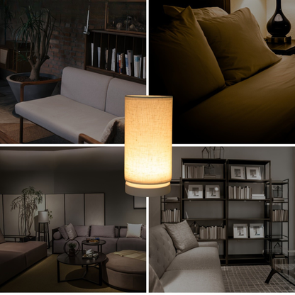 Tischlampe Kunststoff Modern USB Leistung Direkt­anschluss Innen­leuchte