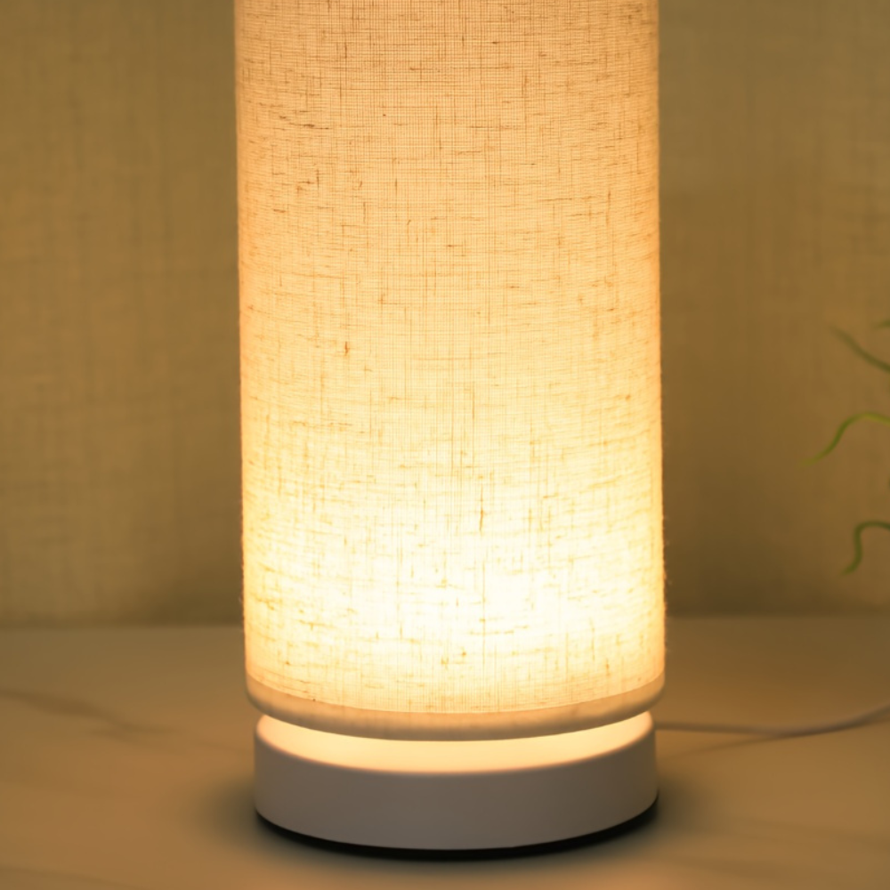 Tischlampe Kunststoff Modern USB Leistung Direkt­anschluss Innen­leuchte