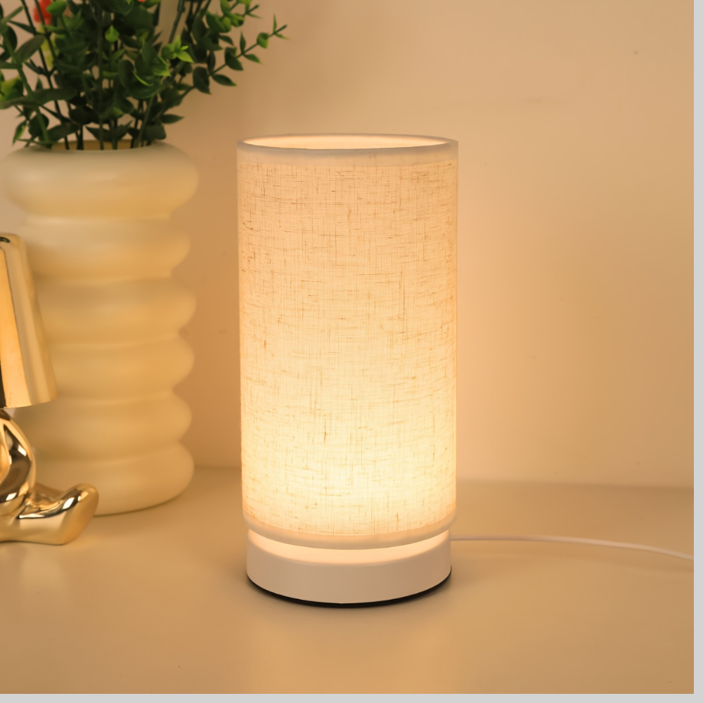 Tischlampe Kunststoff Modern USB Leistung Direkt­anschluss Innen­leuchte