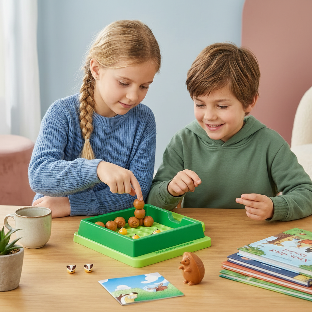 Learning Puzzle Logic Kids Brain Game Wooden Puzzle Toy Set