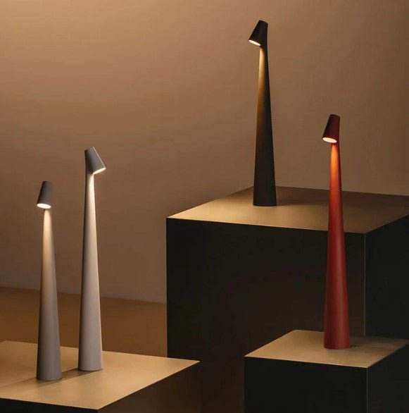 Tischlampe Aluminium Akku LED Modern Design