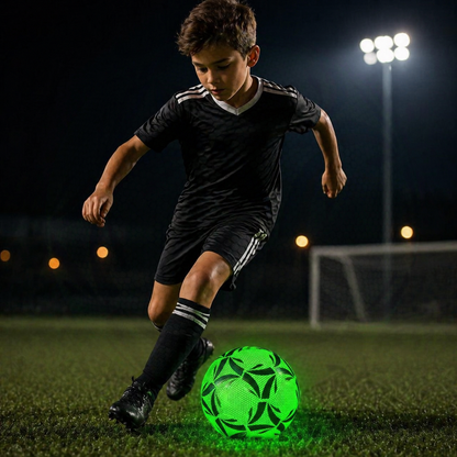 Pallone Da Calcio Luminoso Per Allenamento E Gioco