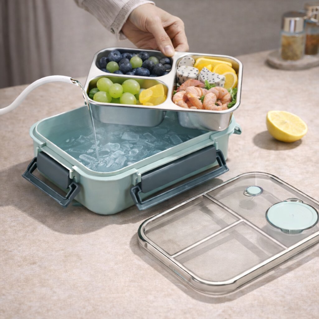 Compact Outdoor Lunch Box Hiking Travel