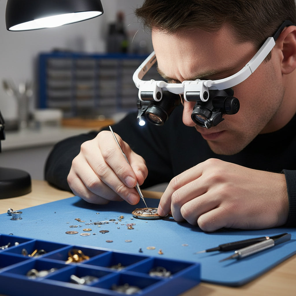 Lupenbrille LED Verstellbares Optisches Werkzeug - Image 5