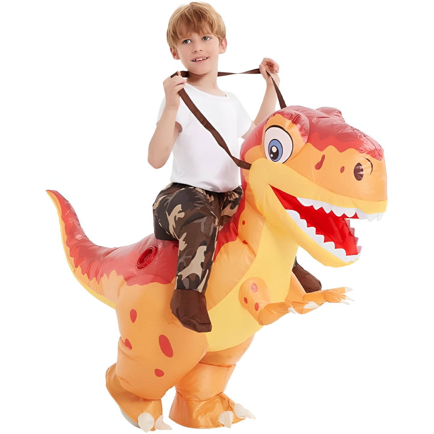 Costume de dinosaure gonflable Halloween enfant