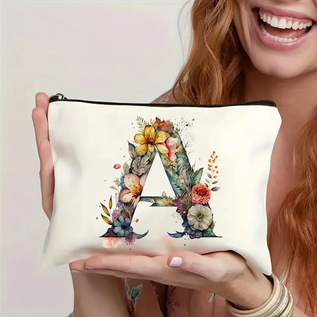 Mothers Day Flowers Cosmetic Bag Pouch Makeup Bag Travel