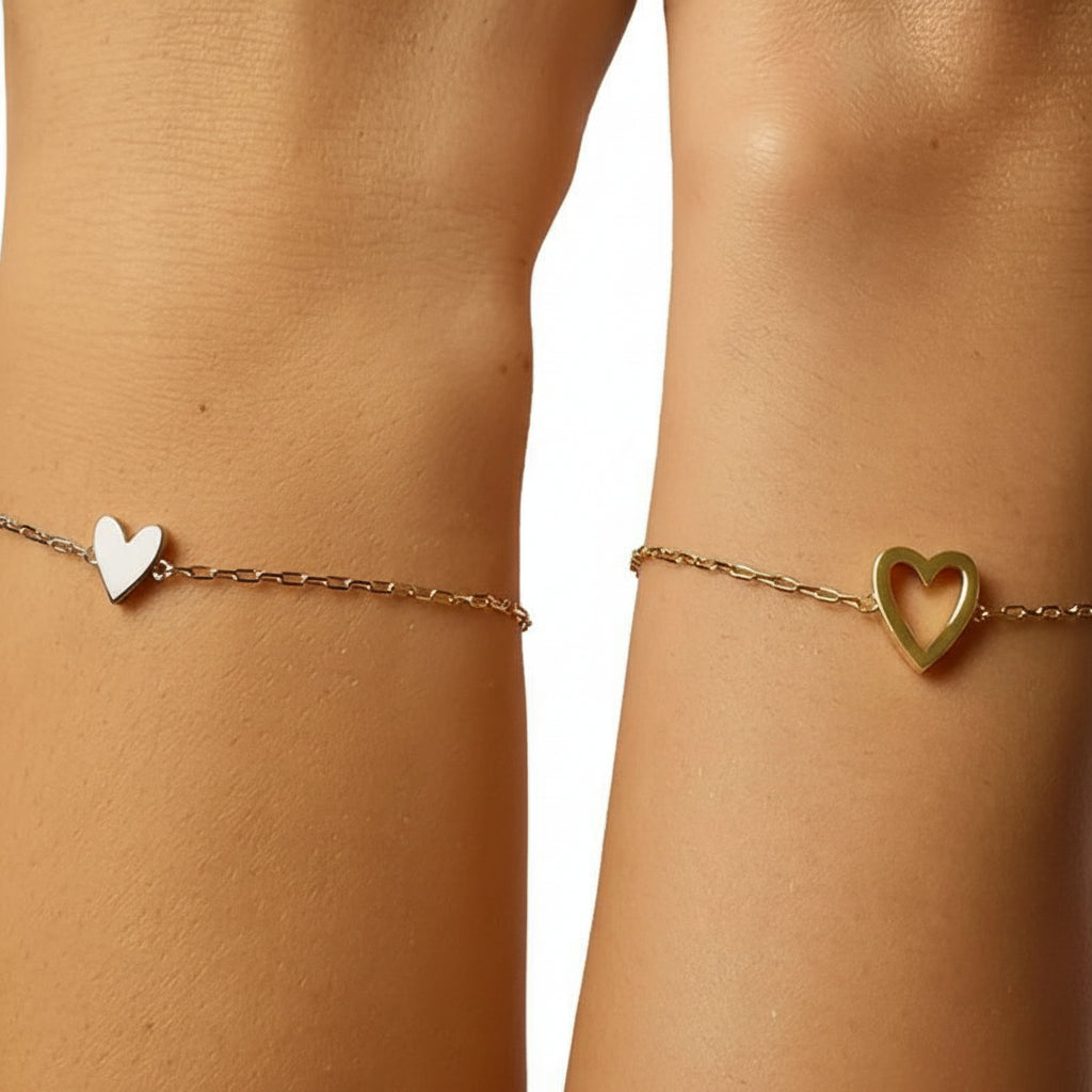 Matching Hearts Bracelet