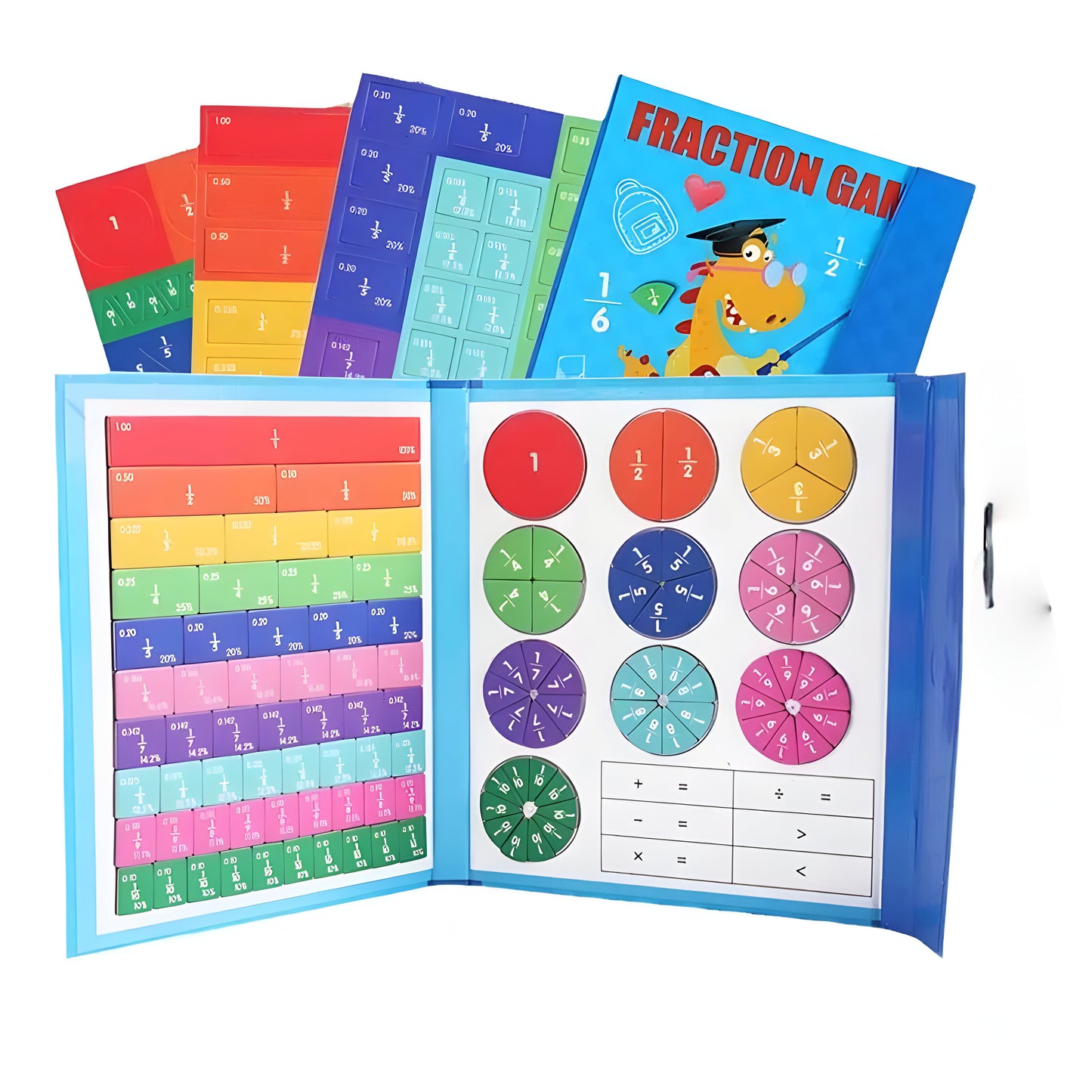 Magnetisches Mathematik Lernspielzeug Kinder Bunt