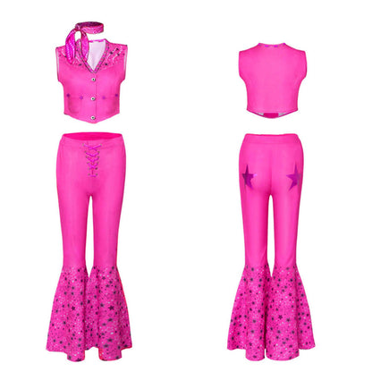 Halloween Costume Cowgirl Girl Polyester Set