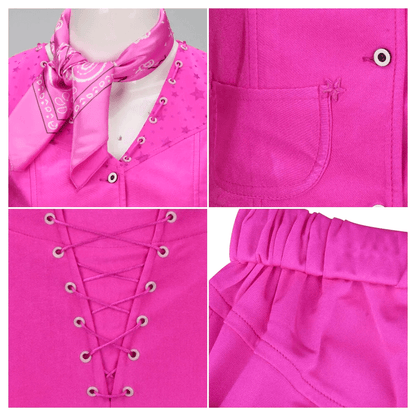 Halloween Costume Cowgirl Girl Polyester Set