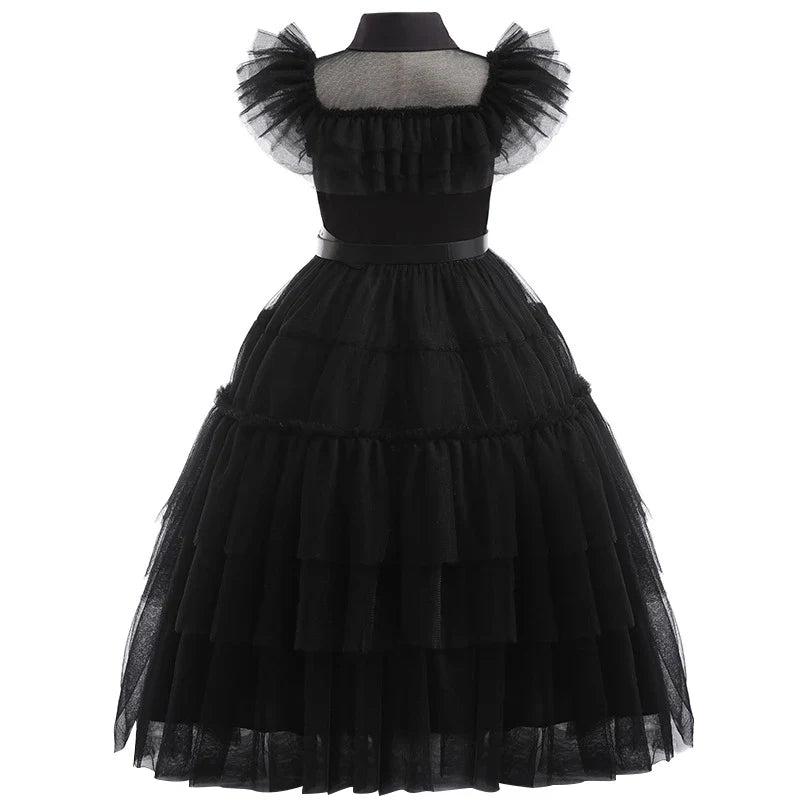 Mädchen Kostüm Halloween Kostüm Cosplay Kleid Prinzessinnen Kleid 4-Teiliges Set - Image 6