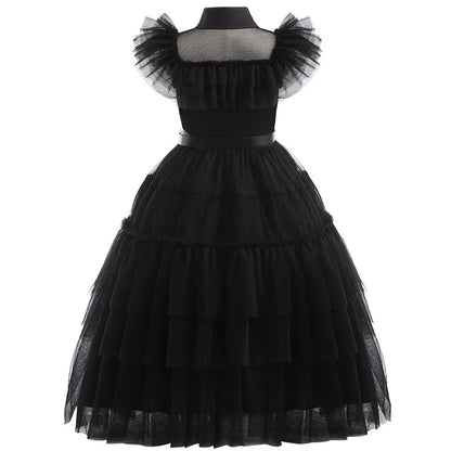 Mädchen Kostüm Halloween Kostüm Cosplay Kleid Prinzessinnen Kleid 4-Teiliges Set - Image 6