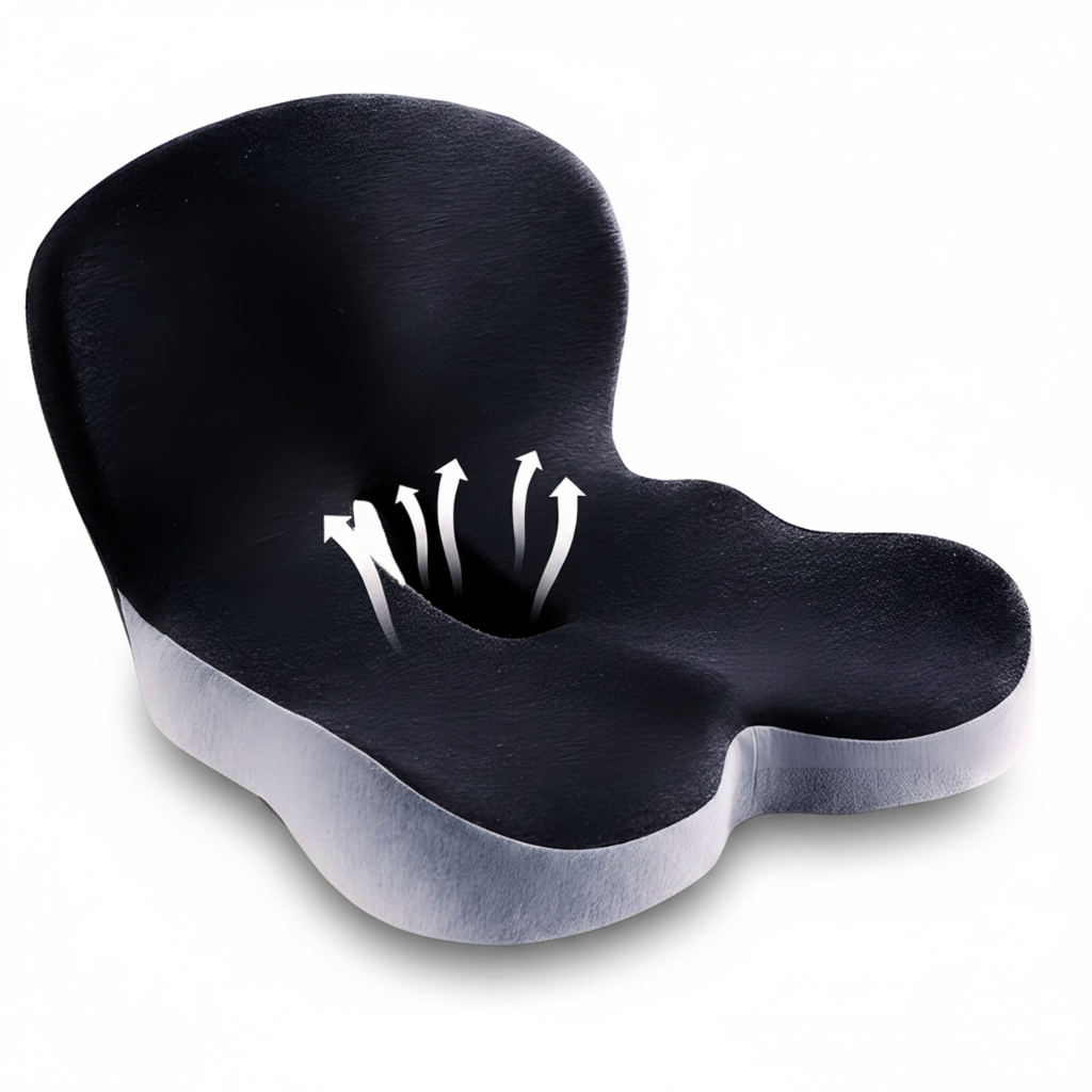 Cuscino Seduta Memory Foam Ergonomico Ufficio Sedia Auto