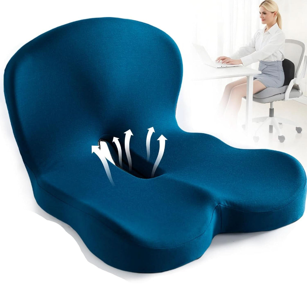 Cuscino Seduta Memory Foam Ergonomico Ufficio Sedia Auto