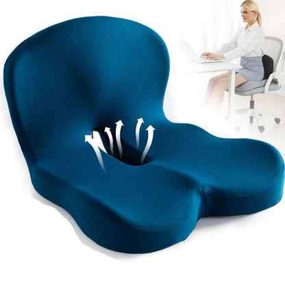 Cuscino Seduta Memory Foam Ergonomico Ufficio Sedia Auto