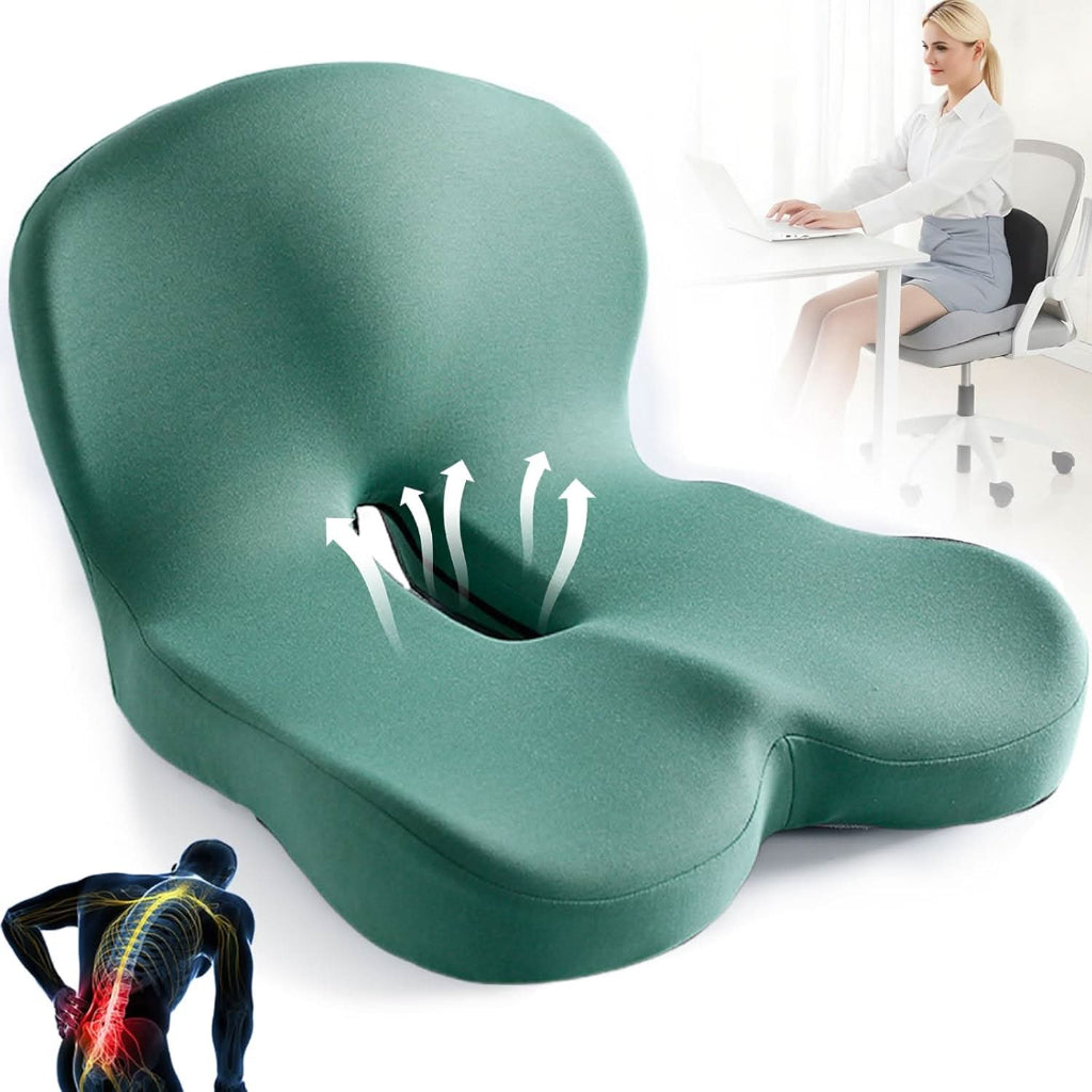 Cuscino Seduta Memory Foam Ergonomico Ufficio Sedia Auto