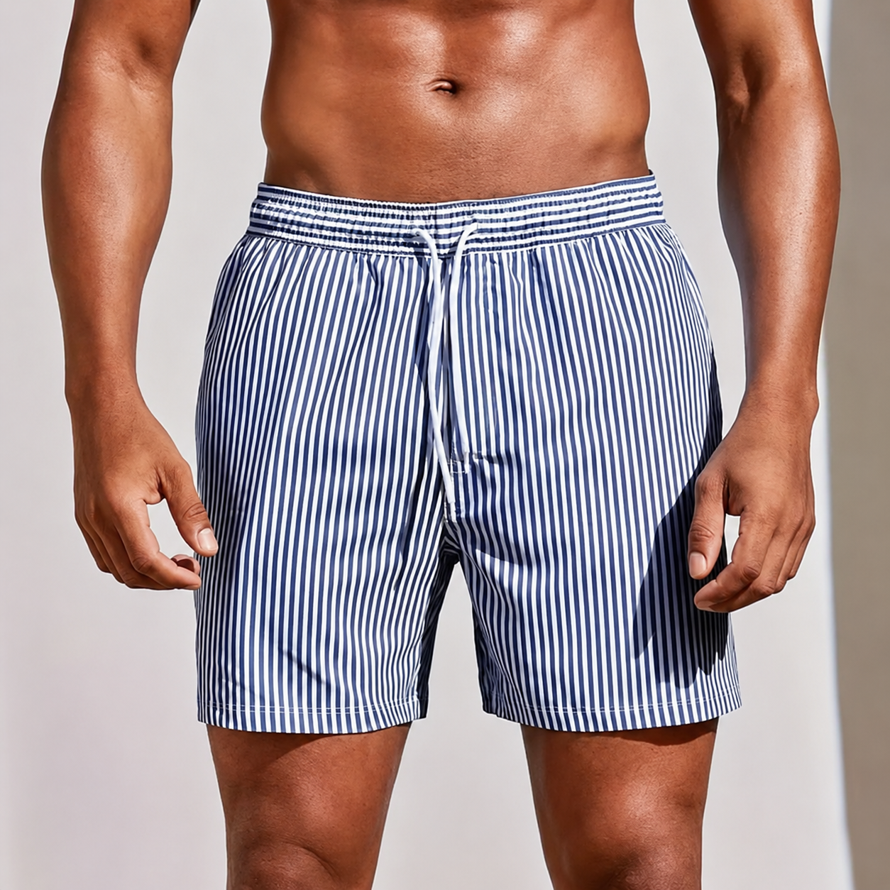Men's Badehose Schwimmshorts Striped | Swim Trunks - Image 2