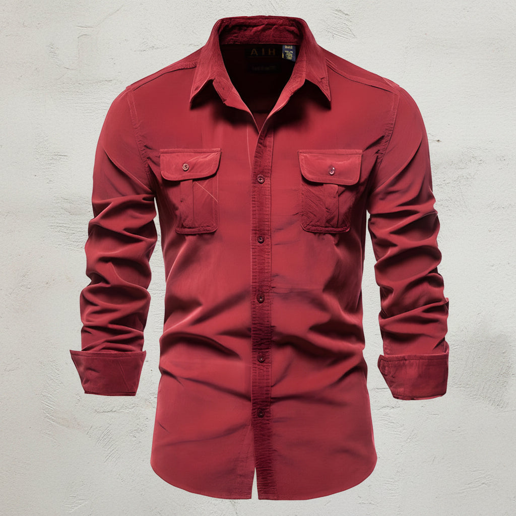 Maglia Uomo Casual A Maniche Lunghe Per Tutti I Giorni