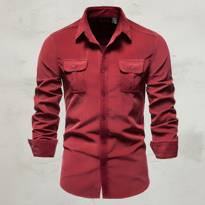 Maglia Uomo Casual A Maniche Lunghe Per Tutti I Giorni