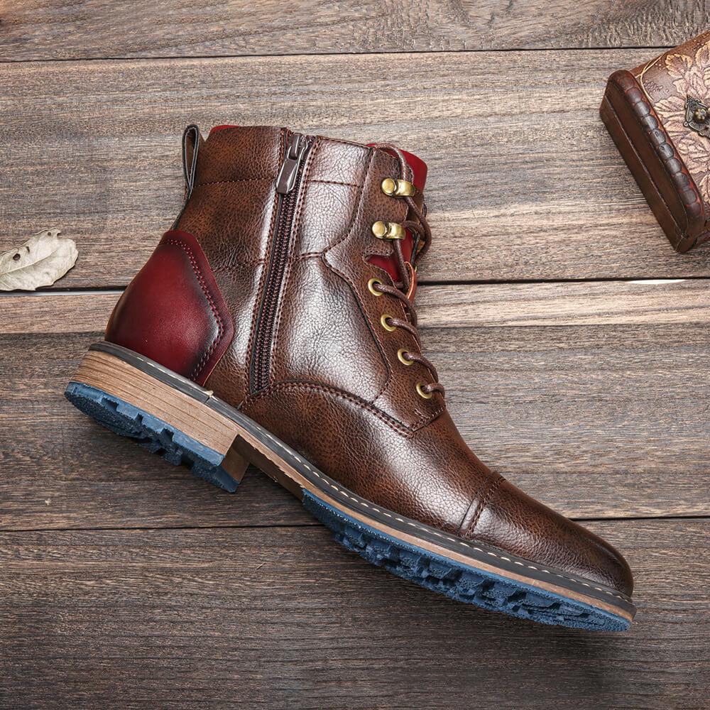 Stiefel Herren Winterstiefel Schnürstiefel Outdoor Alltag