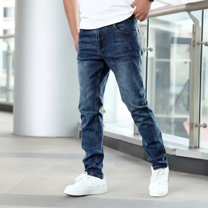 Pantalones Jeans Hombre Estilo Práctico Diario