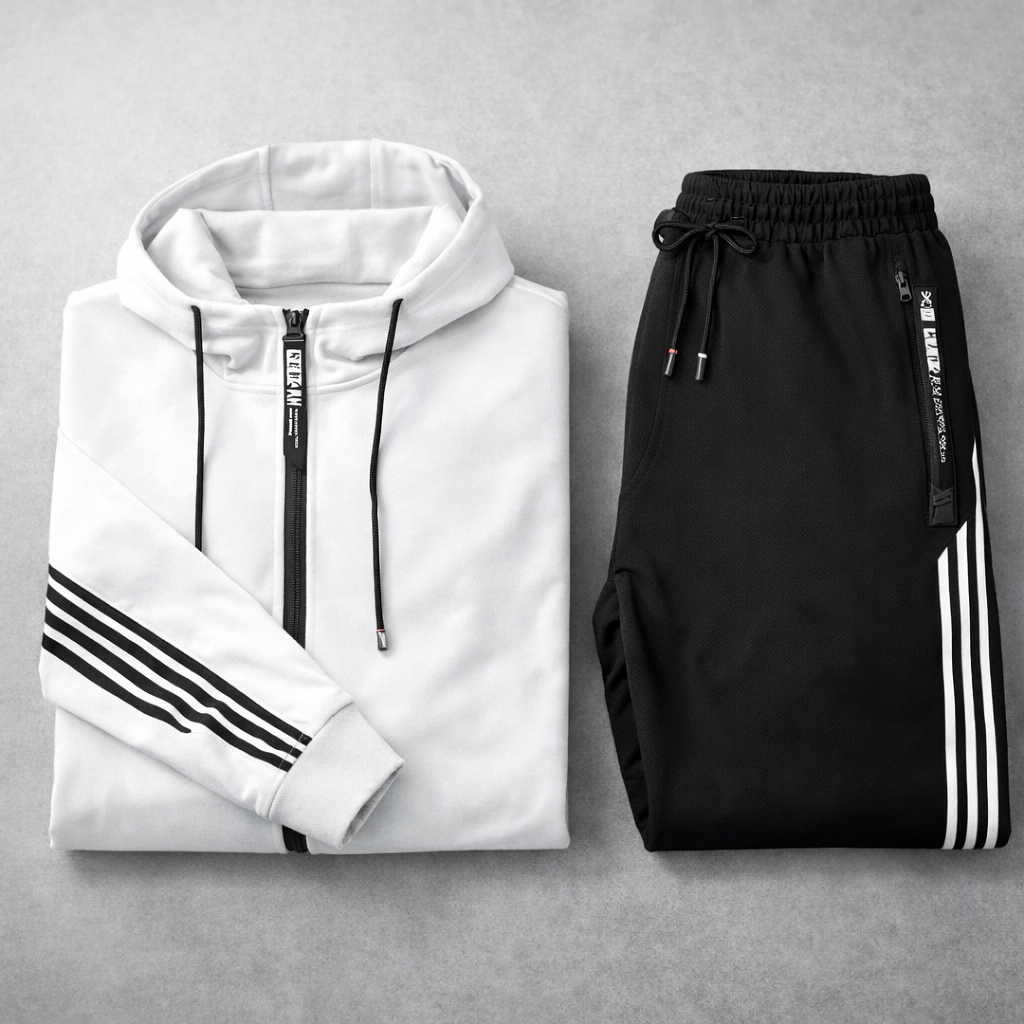 Mens Tracksuit Sportswear Jogging Suit Fitness Leisure