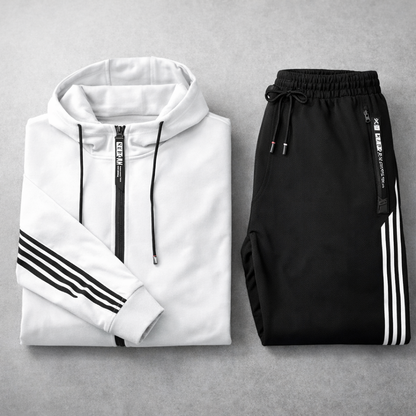 Mens Tracksuit Sportswear Jogging Suit Fitness Leisure