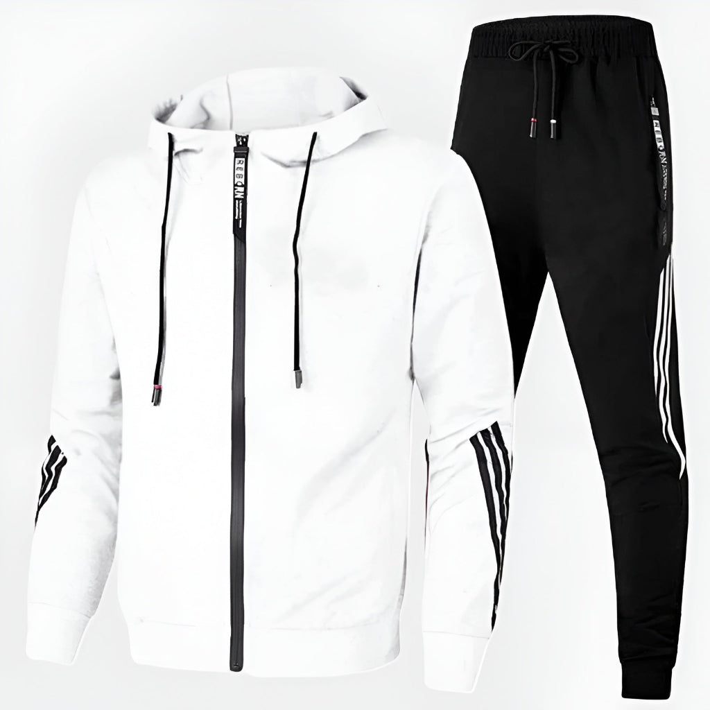 Mens Tracksuit Sportswear Jogging Suit Fitness Leisure
