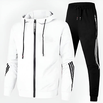 Mens Tracksuit Sportswear Jogging Suit Fitness Leisure