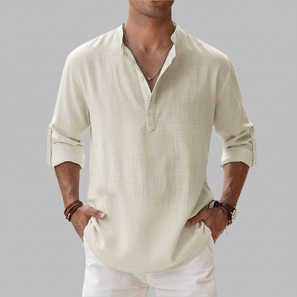 Chemise Homme Été Manches Courtes Style Décontracté