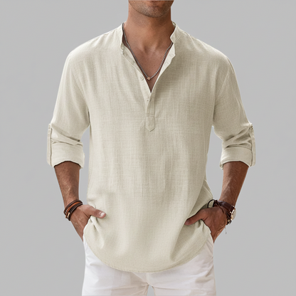 Chemise Homme Été Manches Courtes Style Décontracté