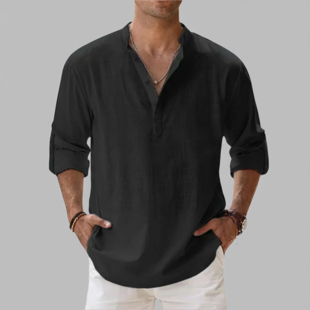 Chemise Homme Été Manches Courtes Style Décontracté