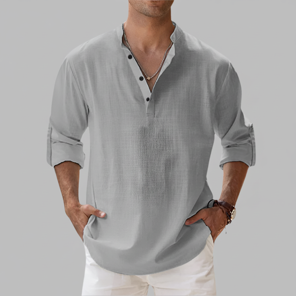 Chemise Homme Été Manches Courtes Style Décontracté