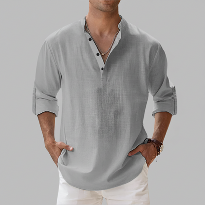 Chemise Homme Été Manches Courtes Style Décontracté