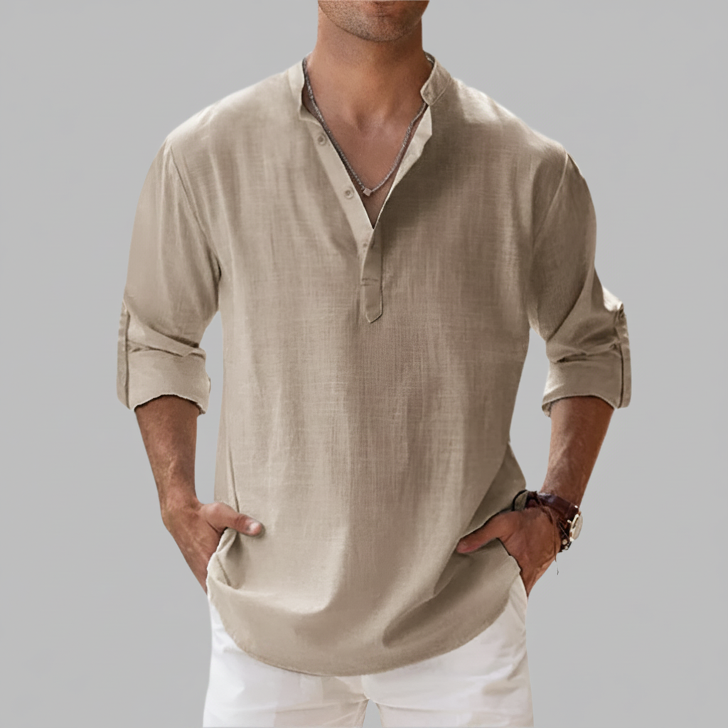 Chemise Homme Été Manches Courtes Style Décontracté