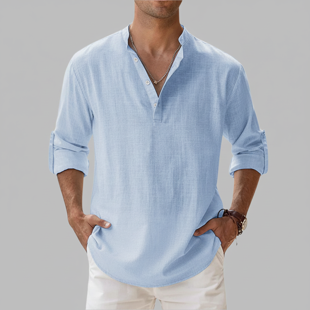 Chemise Homme Été Manches Courtes Style Décontracté