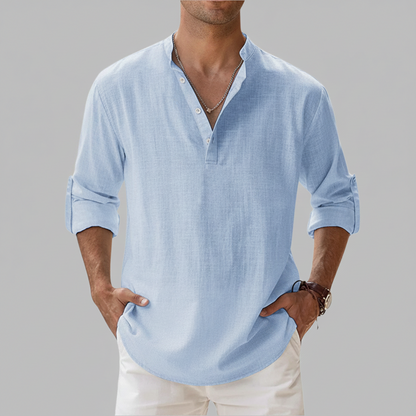 Chemise Homme Été Manches Courtes Style Décontracté
