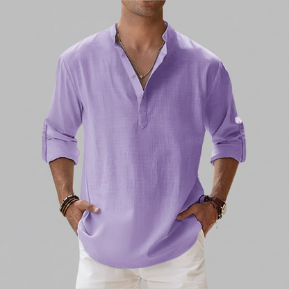 Chemise Homme Été Manches Courtes Style Décontracté