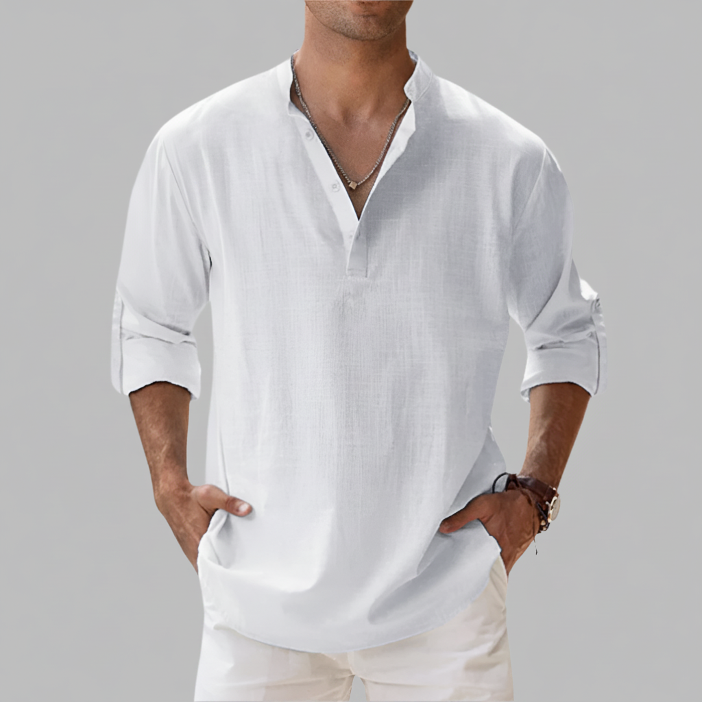Chemise Homme Été Manches Courtes Style Décontracté
