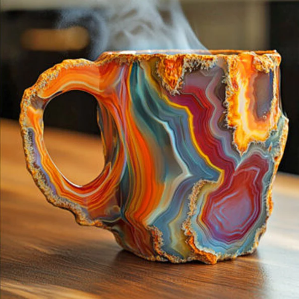 Mineralkristall Kaffeetassen Einzigartiges Design - Image 5