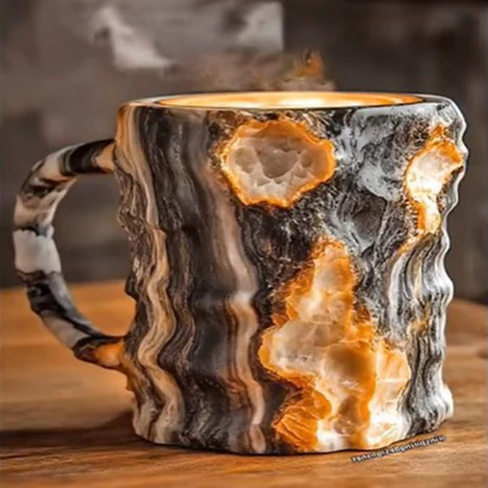 Mineralkristall Kaffeetassen Einzigartiges Design - Image 6