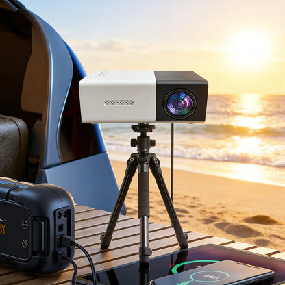 Projecteur Portable LED HD Cinéma Maison Compact